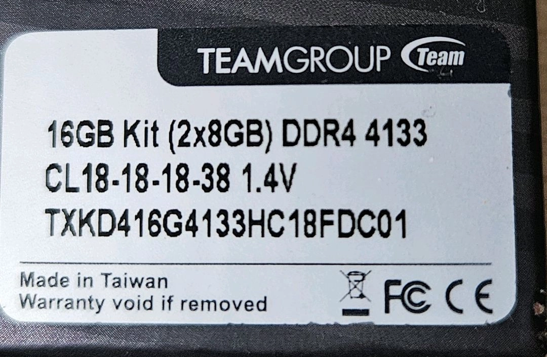팀그룹 DDR4 4133 CL18 이미지