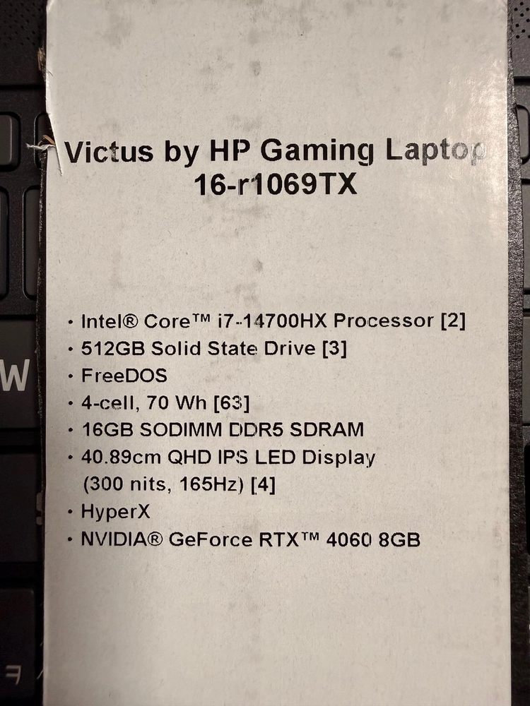 HP Victus 게이밍 노트북 이미지