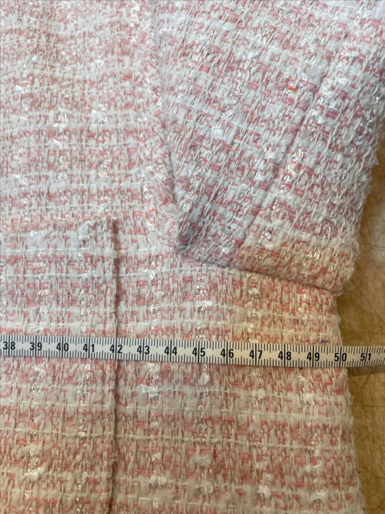 메종블랑쉬 금장단추 핑크 트위드자켓 하객룩데이트룩출근룩 이미지