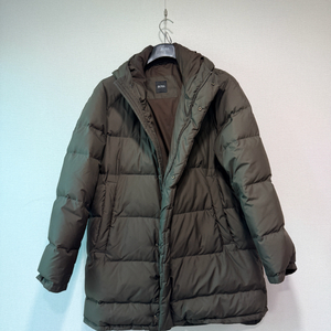 보스 후드 패딩 점퍼