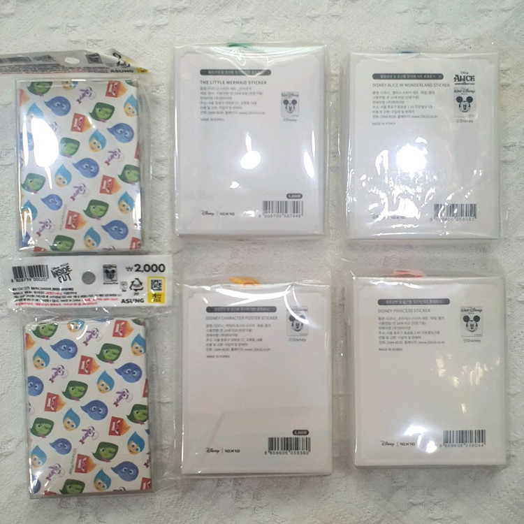다꾸처분 디즈니 스티커 세트 정가3만원 미사용 일괄 다이소아닌것많음 이미지