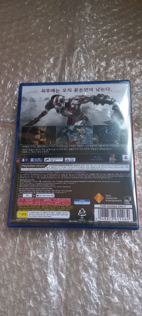 PS4 (미개봉 새제품) 갓오브워3 리마스터 한글 팜 ps5 플스4 플스5 크레토스 제우스 이미지
