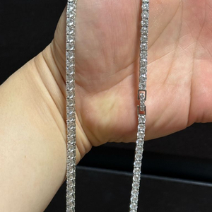 4mm 테니스체인 목걸이 45cm ㅍㅍ 이미지