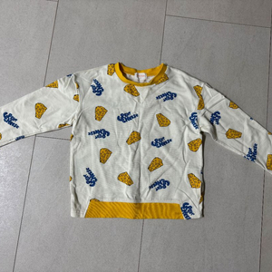 토들앤키들 치즈 티셔츠 L사이즈(120사이즈) 이미지