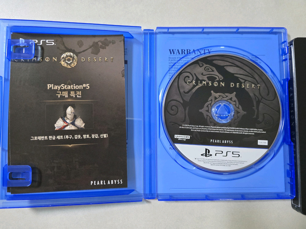 붉은사막 스틸북포함 코드미사용 택포 6.5 이미지