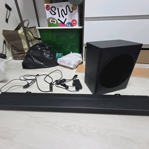 삼성 사운드바 HW-Q60T 우퍼스피커셋트 팝니다 이미지