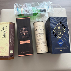 발렌타인3O년, 수정방, 로얄샬롯21년, 발베니12년 등 공병 일괄 이미지