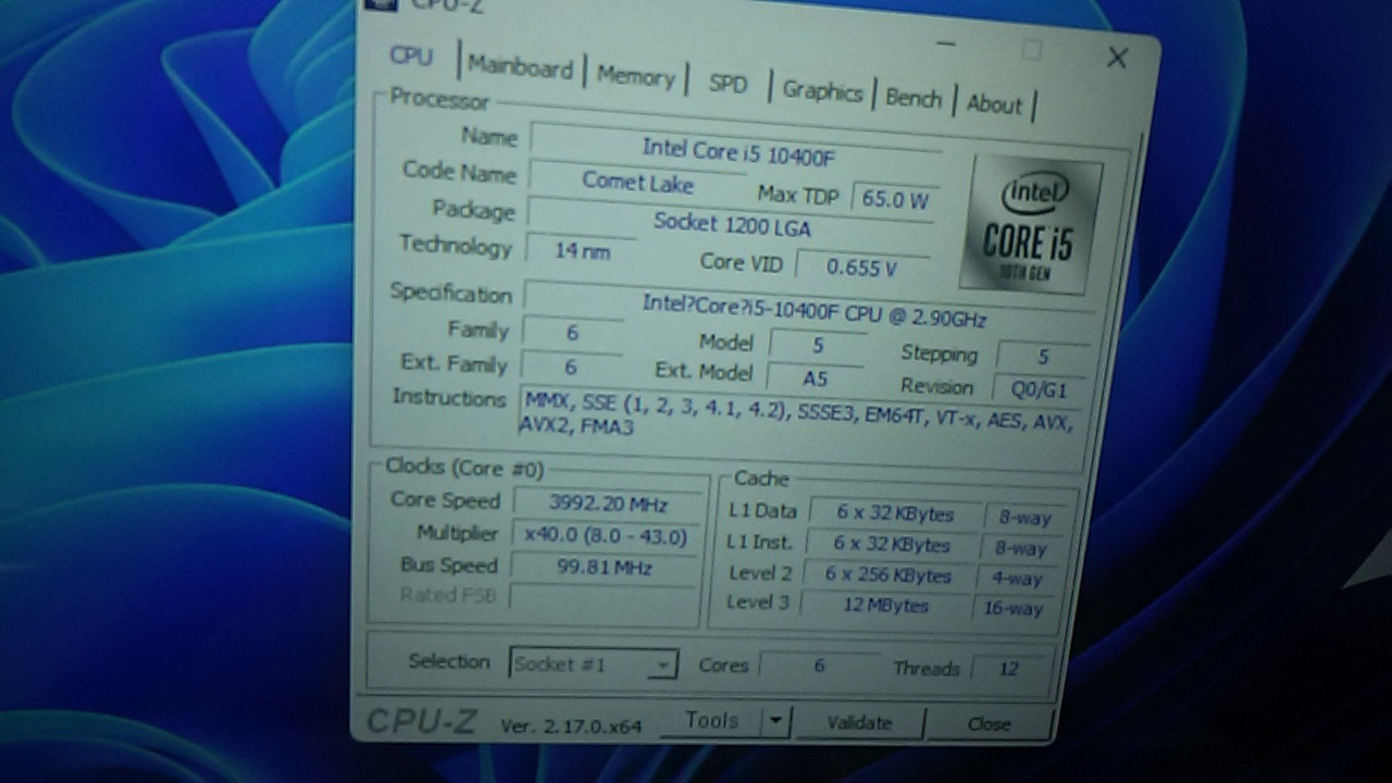 i5 10세대 CPU + 메인보드 완본체 이미지