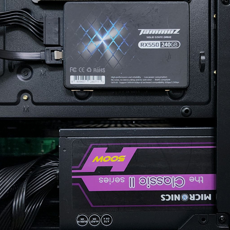 (A급)배그,롤 게이밍 GTX1060, 램16GB, SSD240GB 컴퓨터 본체 이미지