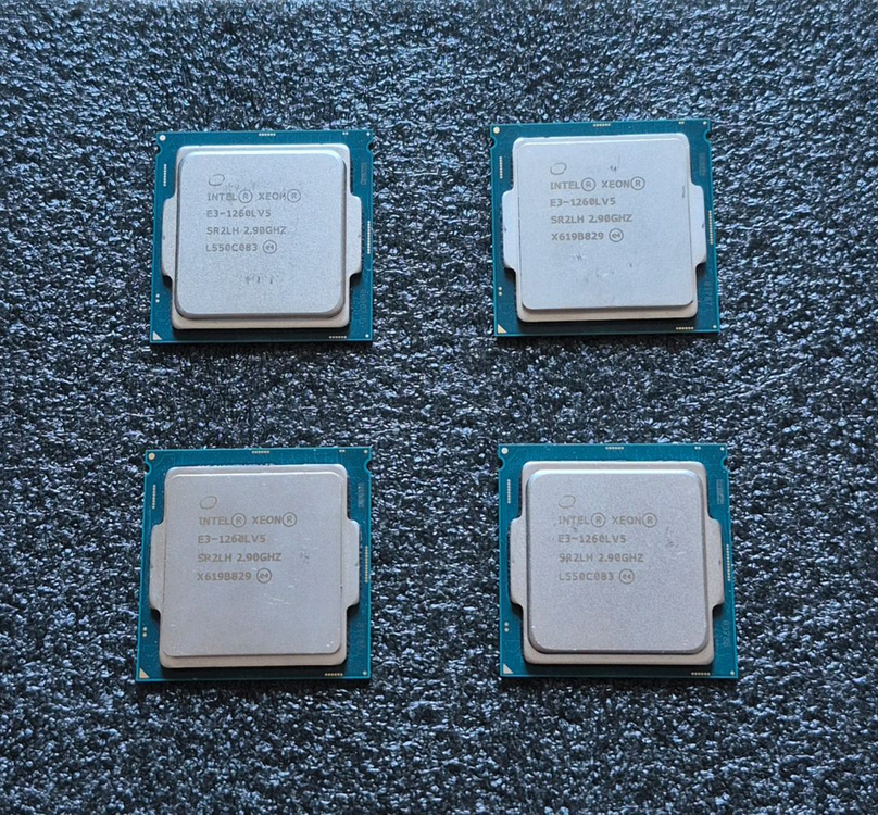 i5 8500, i7 6700k, e3 1260L v5, 1265L v2, i3 9100T) 8세대 제온 cpu 이미지
