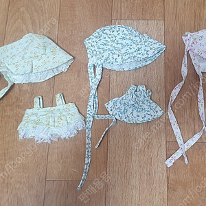 15cm 인형옷 원피스 모자 이미지