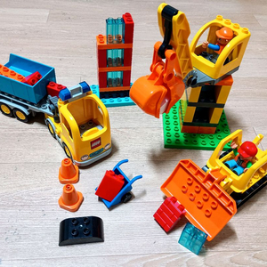 (급처 희귀 상태최상) 레고 듀플로 공사현장 정품 이미지