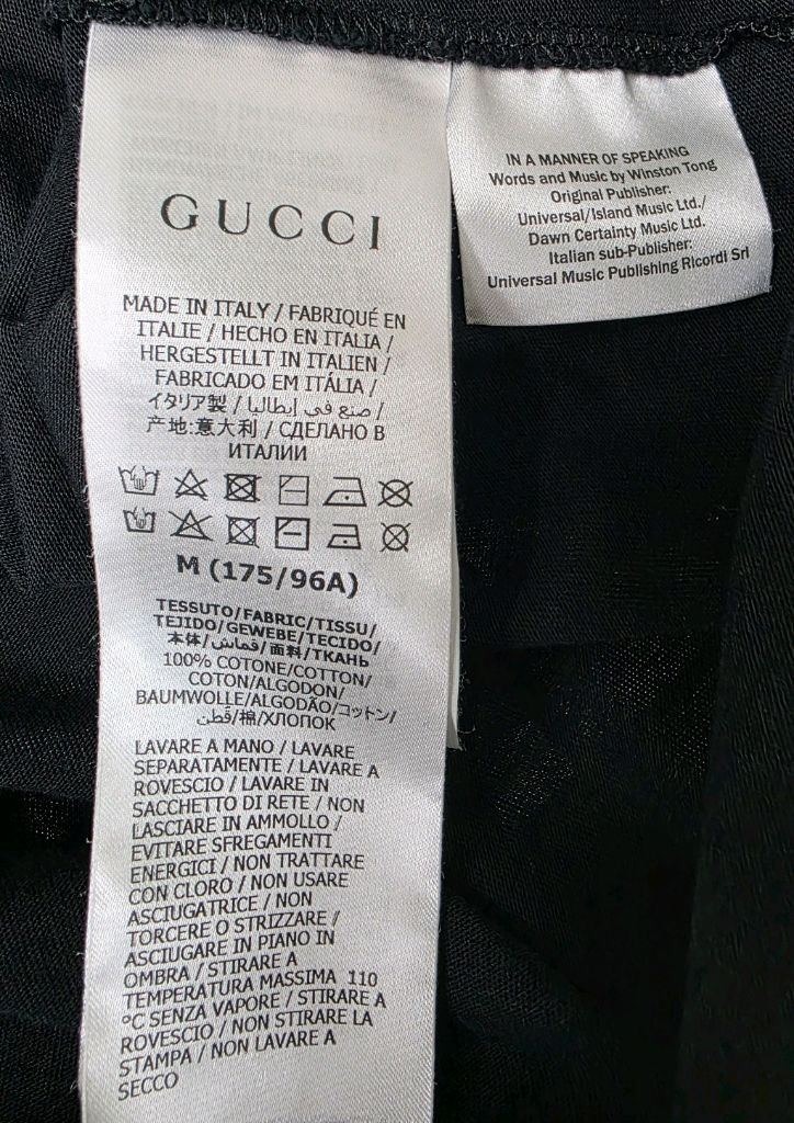 구찌 남성 반팔티 100 그래픽 프린터 반팔티셔츠 MM72 이미지