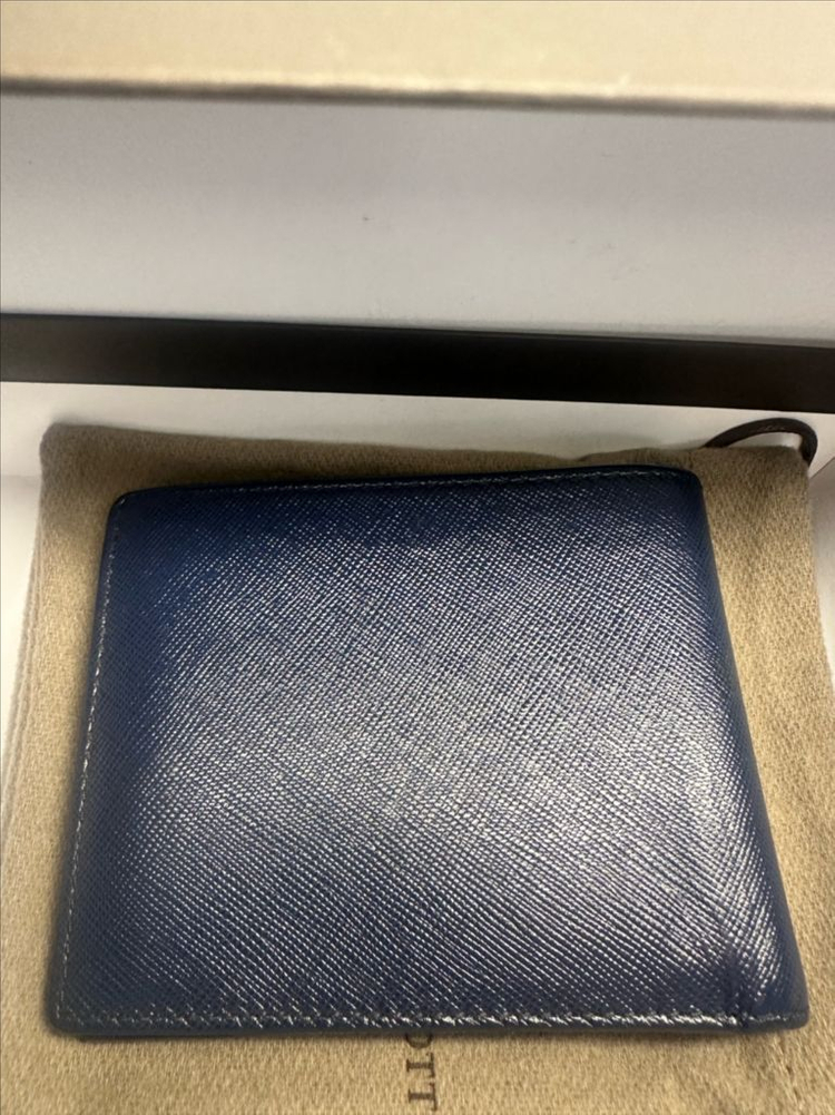 몽블랑 반지갑 사피아노 네이비 이미지
