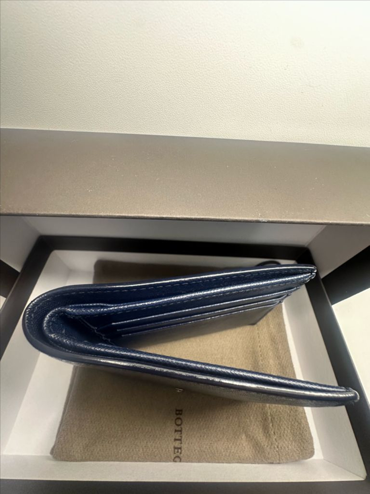 몽블랑 반지갑 사피아노 네이비 이미지