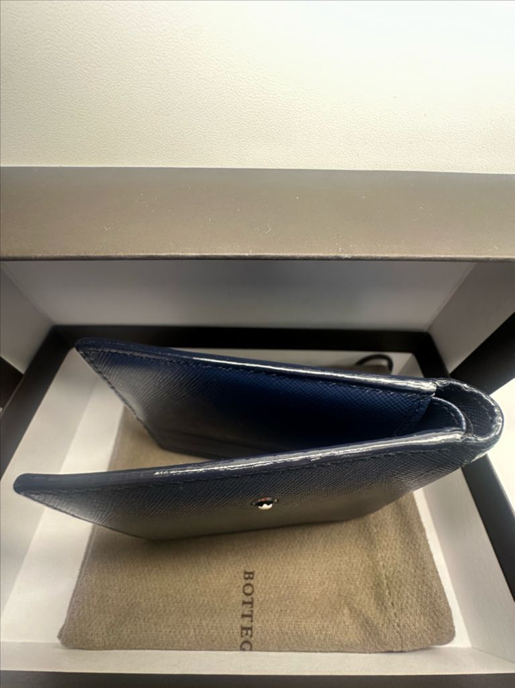 몽블랑 반지갑 사피아노 네이비 이미지