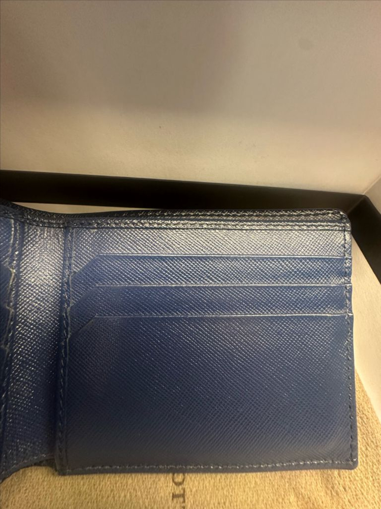 몽블랑 반지갑 사피아노 네이비 이미지