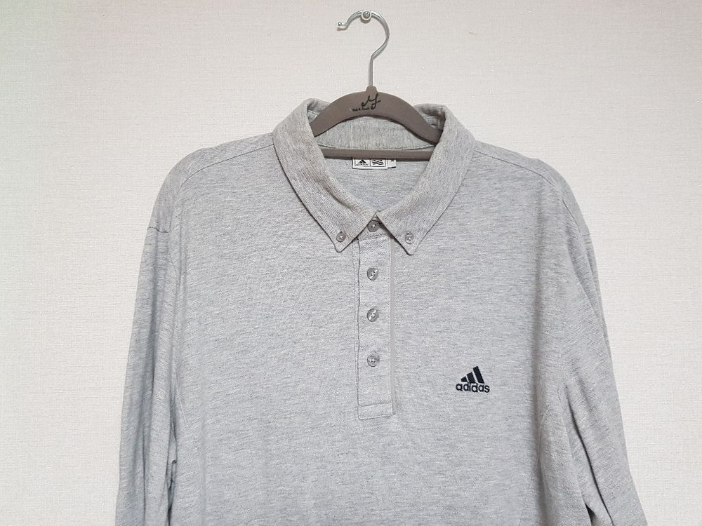 아디다스 그레이 색상 티셔츠 XL 105 이미지
