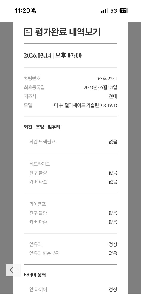 더 뉴 팰리세이드 가솔린 캘리그라피 AWD 이미지