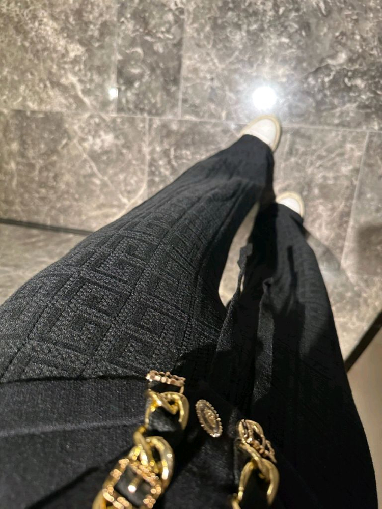 [새상품]엠보 니트 와이드 롱 팬츠 수입의류 밴딩바지--1