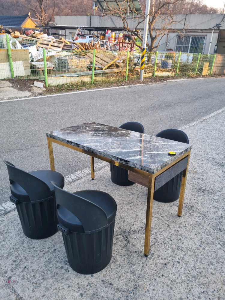 중고.업소용식탁세트 식당 4인용 테이블세트--2