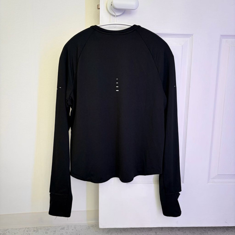 나이키 스위프트 크루넥 롱슬리브 여성용 러닝 탑 / 블랙 / M 이미지