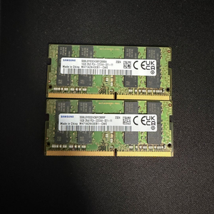 노트북 램 삼성 DDR4 16GB 3200 메모리 2개 세트 이미지