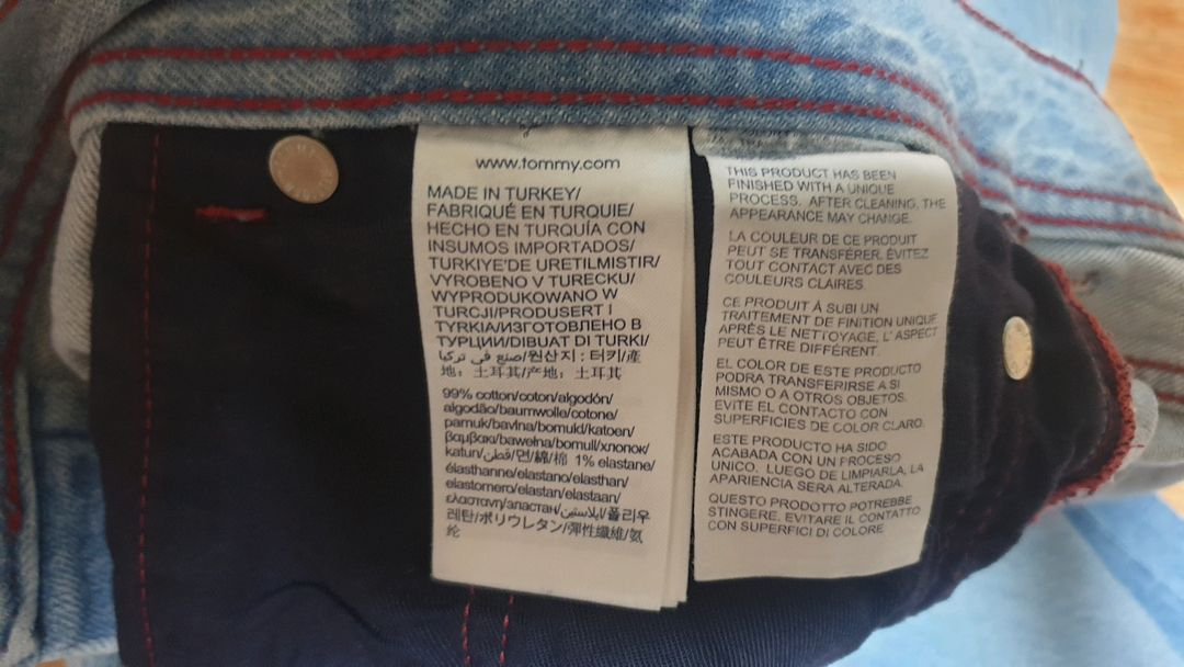 타미힐피거 사이드라인 롤업 청바지 36 이미지