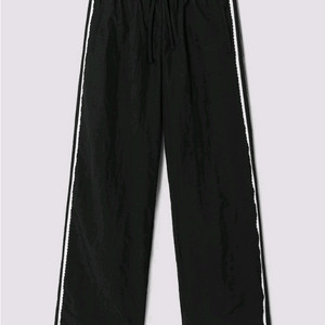 [에잇세컨즈] 레이스 배색 팬츠 블랙 (165821AQ15)