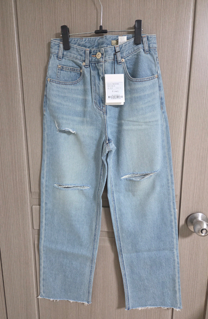 타임 디스트로이드 데님 팬츠55 랑방 마인 더캐시미어 시스템 오브제 sjsj--3