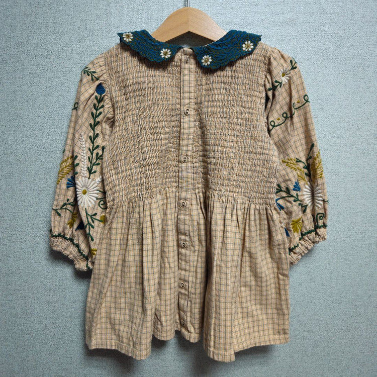 봉주르 다이어리 블라우스 6y 베이지 이미지