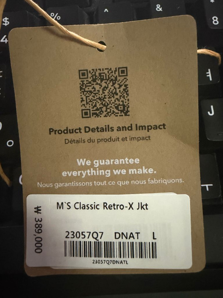 [L]파타고니아 클래식 레트로 플리스 자켓 다크 내츄럴 이미지