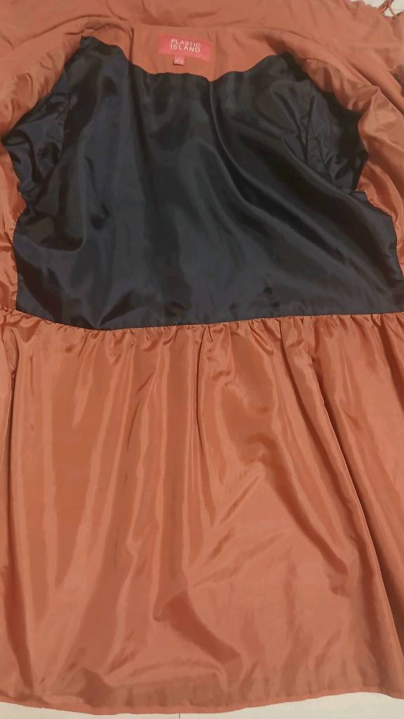 플라스틱아일랜드 코랄 트렌치코트(S) 이미지