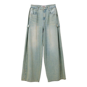 [판도라핏] 빈티지 카고 와이드 청바지