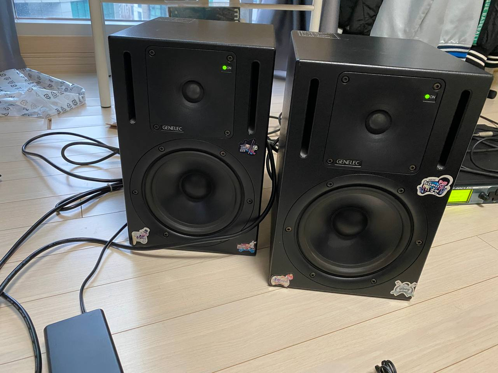 제네릭 1030A 스튜디오 모니터 스피커 1조 + QUIKLOK 스탠드 + 케이블 풀세트 이미지