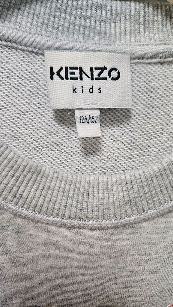 KENZO 키즈 타이거 자수 맨투맨 그레이 12a 이미지