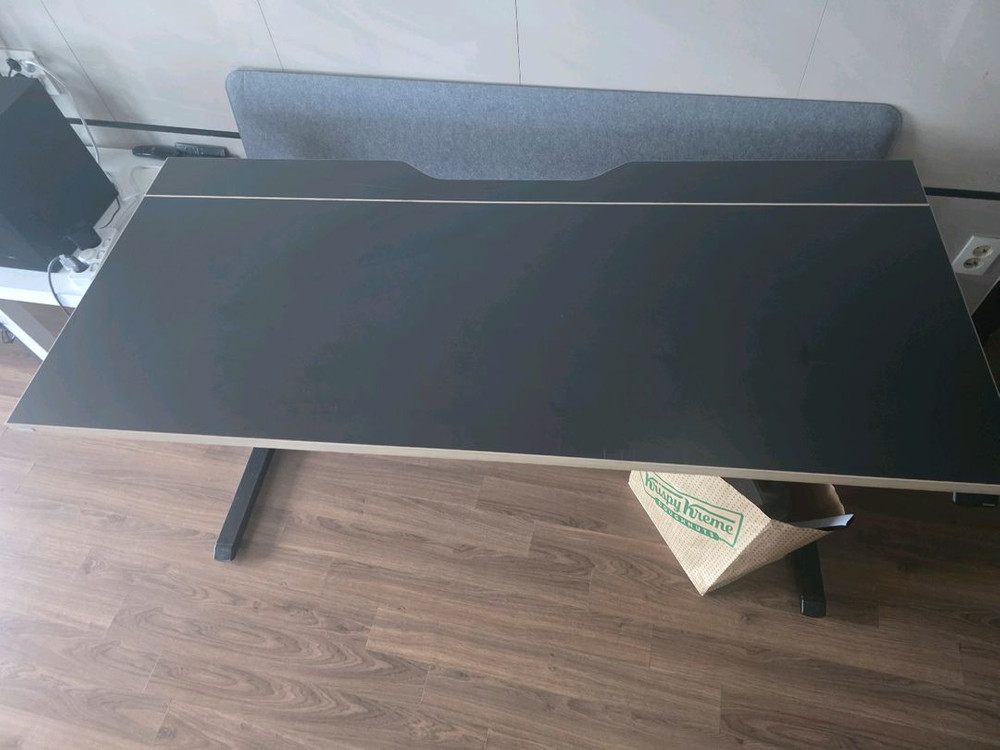 (큰SUV적재가능)데스커 모션데스크 1600x700 + 펠트스크린 세트(수원,용인지역) 이미지