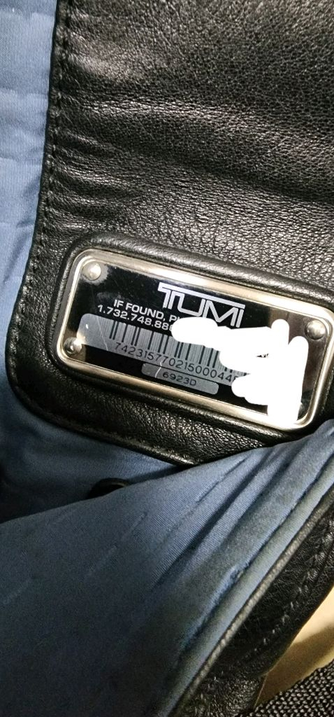 투미 TUMI 블랙레더 크로스백/ 알파브라보 백팩 이미지