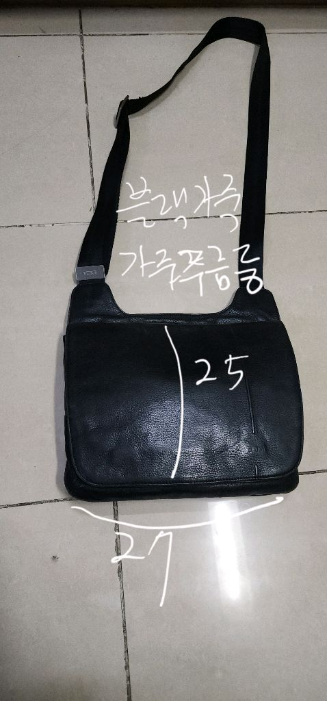 투미 TUMI 블랙레더 크로스백/ 알파브라보 백팩 이미지