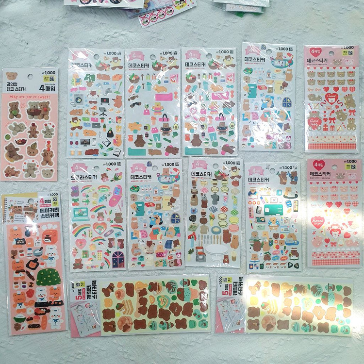 탑꾸 다꾸 스티커 일괄 처분 80여종 다꾸처분 다꾸일괄 이미지