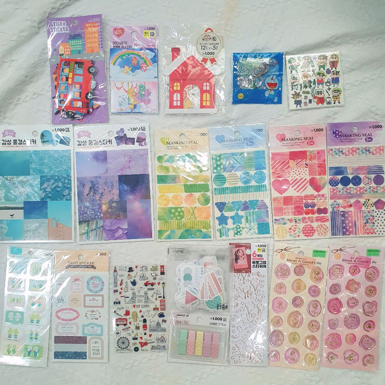 탑꾸 다꾸 스티커 일괄 처분 80여종 다꾸처분 다꾸일괄 이미지