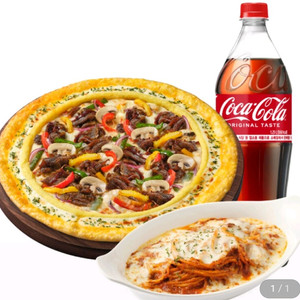 피자헛 직화불고기 리치골드 L+리치치즈파스타+콜라 1.25L(타제품교환가 이미지