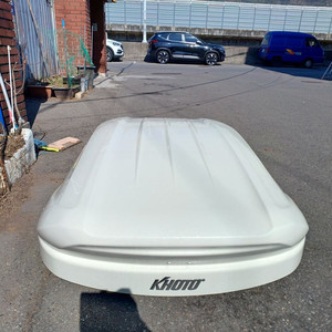 구형 팰리세이드lx2 코토일체형루프박스 화이트 변색 중고 이미지