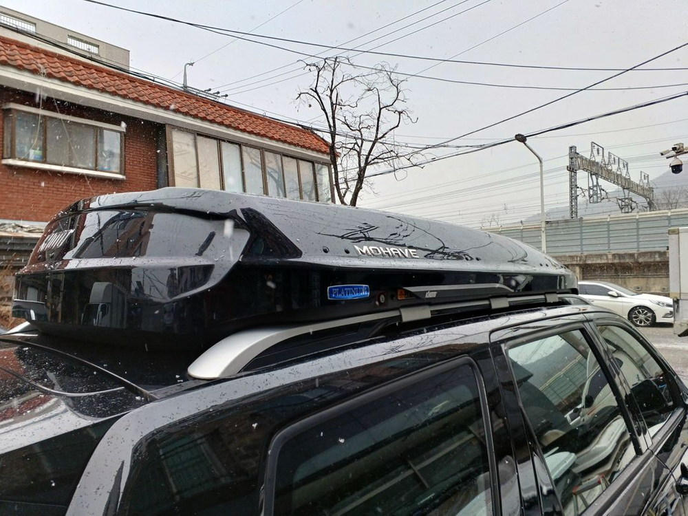 모하비더마스터 코토일체형루프박스 블랙유광 상태 A급 이미지