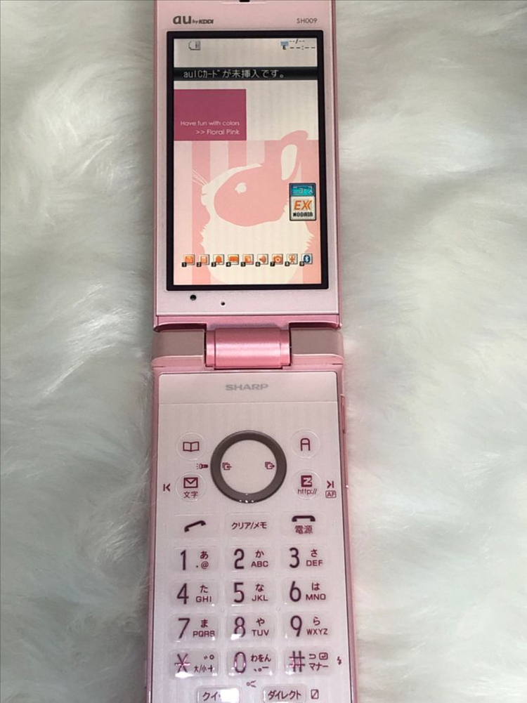 일본 갸루폰 폴더폰 작동폰 올드폰 y2k 빈티지디카 sh009 이미지
