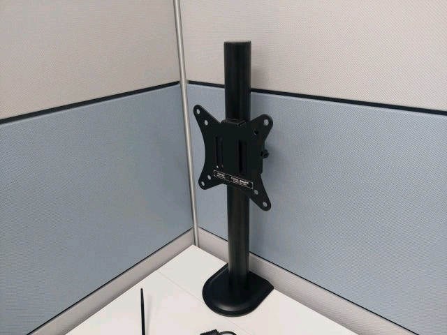 카멜마운트 FMAS2 싱글 모니터암 블랙 32인치 모니터 거치대 받침대 이미지