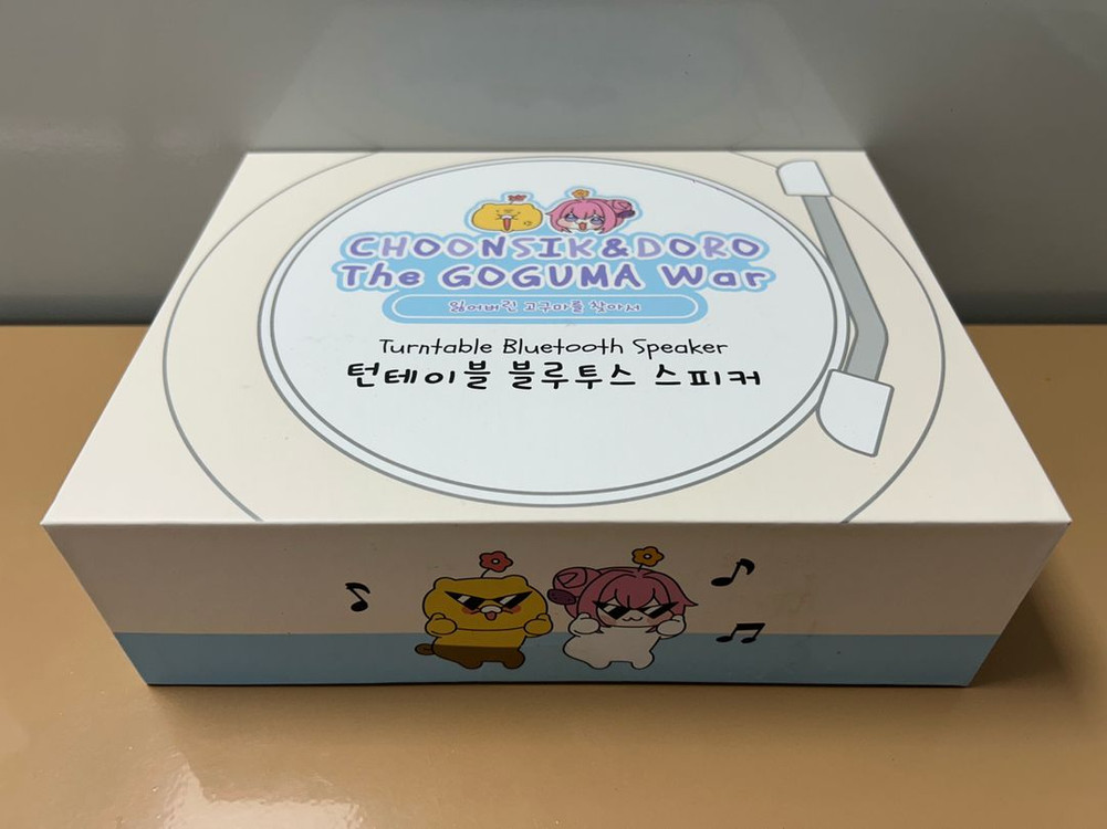 승리의 여신 니케 카카오 프렌즈 도로롱 춘식이 턴테이블 블루투스 스피커 미개봉 미사용 새상품 이미지