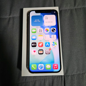 아이폰 12미니 화이트 64GB 배터리 100% 판매합니다. 이미지