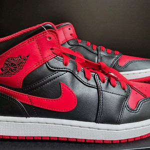 [정품]나이키 에어조던1 미드 파이어레드 260 이미지