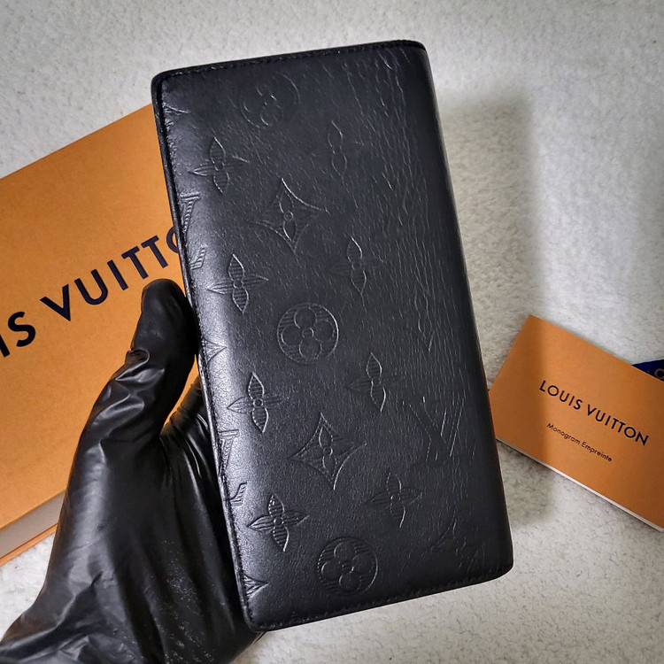 [정품] 루이비통 쉐도우 브라짜 장지갑--2